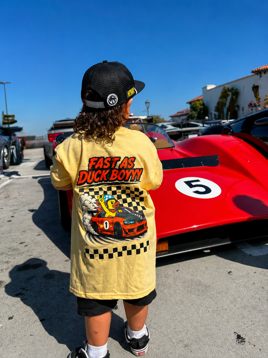 Fast As Duck Boyy Tee (Car Design)