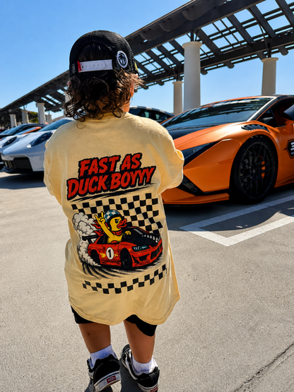 Fast As Duck Boyy Tee (Car Design)